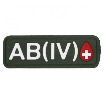 Blood Type PVC Patch-21