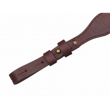 Leather Shotgun Sling with Thumb Loop-2