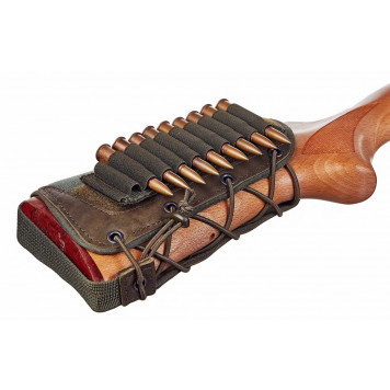 Lightweight 10-Round Rifle Stock Ammo Pouch (7.62 caliber)-5