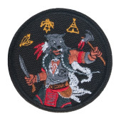Indian Warrior Patch 8x8 cm