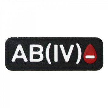 Blood Type PVC Patch-20