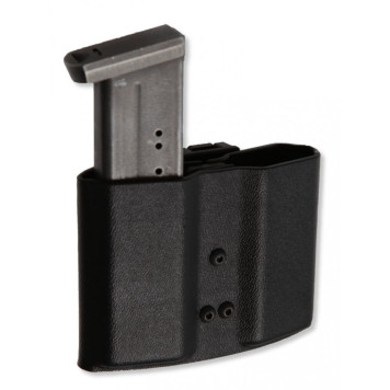 Double Plastic Magazine Pouch with Tek-Lock Mount (Size #3)-1