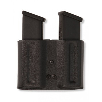 Double Plastic Pistol Mag Pouch with Tek-Lock Mount (Size #4)-1
