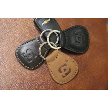 STICH PROFI棕色皮革钥匙扣-3