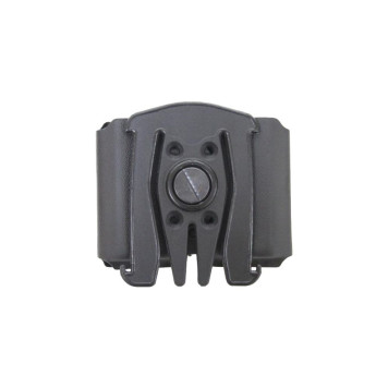 Double Plastic Pistol Mag Pouch with MOLLE Crab Mount (Size #3)-1