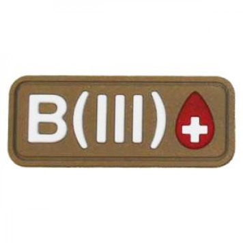 Blood Type PVC Patch-16