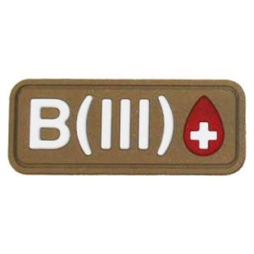 Blood Type PVC Patch-32