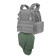 Emerald Anti-Shrapnel Groin Protector with Bulletproof and Fragmentation Protection (550 m/s)