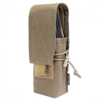 Lightweight AK Magazine Pouch for 1-2 Mags with Elastic Cord, Version 3-4