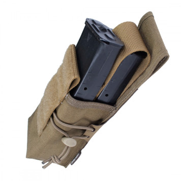 Lightweight AK Magazine Pouch for 1-2 Mags with Elastic Cord, Version 3-1