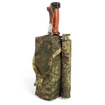 Tactical AK74 (AKM) Double Magazine Pouch with ROP and Bayonet Knife Holder-15
