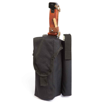 Tactical AK74 (AKM) Double Magazine Pouch with ROP and Bayonet Knife Holder-18