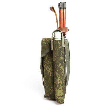 Tactical AK74 (AKM) Double Magazine Pouch with ROP and Bayonet Knife Holder-3
