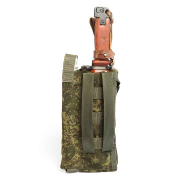 Tactical AK74 (AKM) Double Magazine Pouch with ROP and Bayonet Knife Holder-4