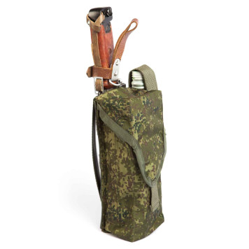 Tactical AK74 (AKM) Double Magazine Pouch with ROP and Bayonet Knife Holder-6