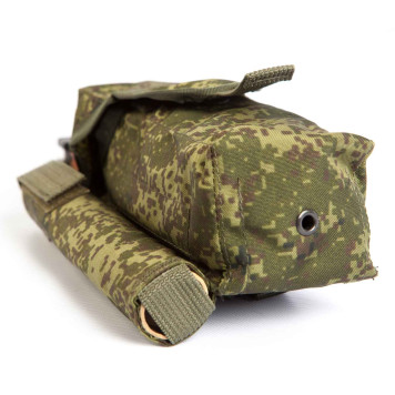 Dual AK-74 (AKM) Magazine Pouch with ROP and Bayonet Knife Holder-1
