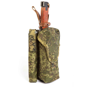 Dual AK-74 (AKM) Magazine Pouch with ROP and Bayonet Knife Holder-15
