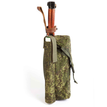 Dual AK-74 (AKM) Magazine Pouch with ROP and Bayonet Knife Holder-4