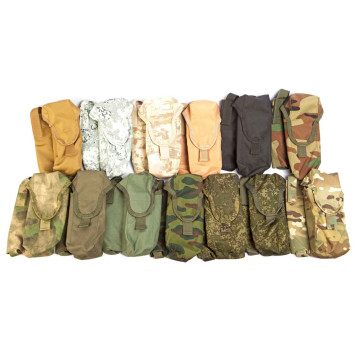 Dual AK-74 (AKM) Magazine Pouch with ROP and Bayonet Knife Holder-6