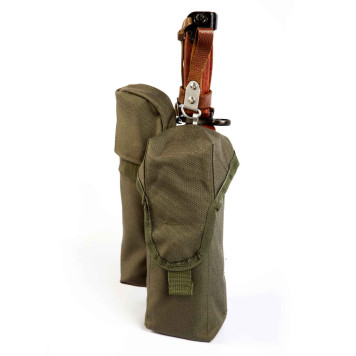 Tactical AK74 (AKM) Double Magazine Pouch with Signal Device & Bayonet Holder-9