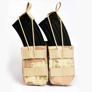 Compact Assault Pouch for 2 AK74 Magazines-6