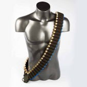 Boîtier de transport avec bandolier pour 60 cartouches de 12-gauge Boîtier de transport avec bandolier pour 60 cartouches de 12-gauge