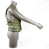Enhanced Tactical Vest Base with Extended Waist - Small Size Enhanced Tactical Vest Base with Extended Waist - Small Size