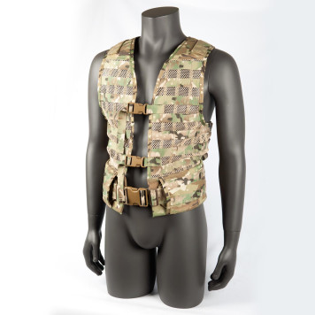 Enhanced Tactical Vest Base with Extended Waist Section-5