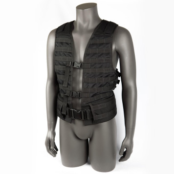 Enhanced Tactical Vest Base with Extended Waist Section-7