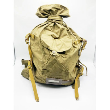 Military Collector&s Hiking Backpack USSR 30L Green Khaki Canvas Duffel Bag
