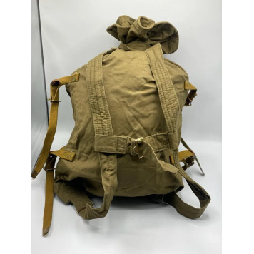 Military Collector&s Hiking Backpack USSR 30L Green Khaki Canvas Duffel Bag-6