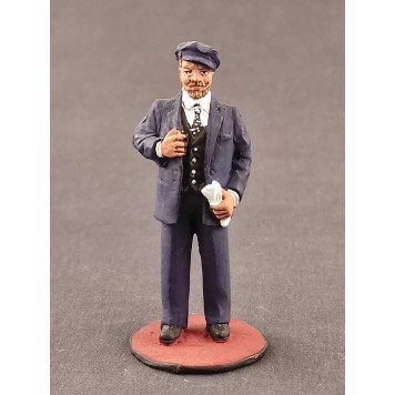 Gemalter Blechsoldat - Major der Garde, Kommandeur des Panzerbataillons. Serie: Große Vaterländische Krieg. Maßstab 1:32 (54mm)