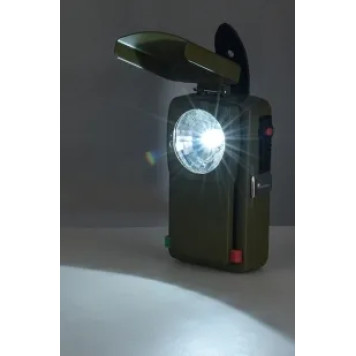 Klassiker Army Taschenlampe mit Farbfiltern-1