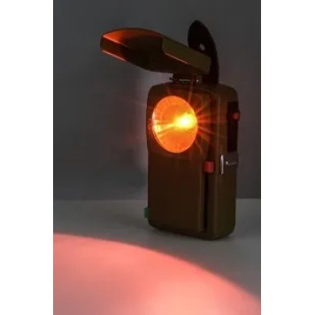 Klassiker Army Taschenlampe mit Farbfiltern-3