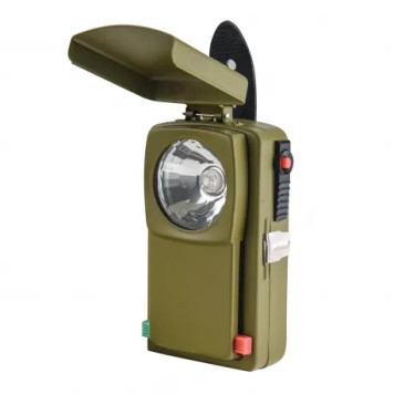 Klassiker Army Taschenlampe mit Farbfiltern