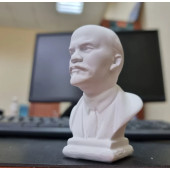 Bust Statue of V.I. Lenin 9.5 cm, USSR, White Color Bust Statue of V.I. Lenin 9.5 cm, USSR, White Color