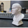 Bust Statue von W.I. Lenin 9,5 cm, UdSSR, Weiß