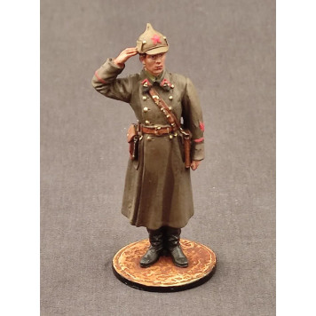 红军步兵中尉1941年苏联锡兵模型 1:32比例（54毫米）