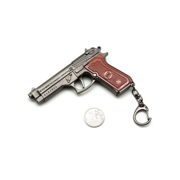 Microgun L Beretta M9 Pistolen Schlüsselanhänger mit Abzugssicherung