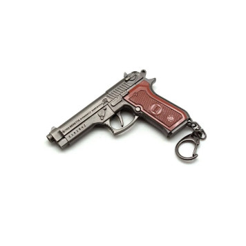 Microgun L Beretta M9 Pistolen Schlüsselanhänger mit Abzugssicherung-2