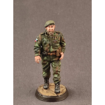 Tinfigur von Ramzan Kadyrov, bemalt, Maßstab 1:32 (54mm)