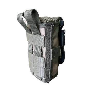 Evacuation Strap with Carabiner in Molle Pouch - MOH Camo-1