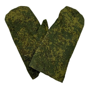 军事收藏级冬季狩猎迷彩防水手套-11