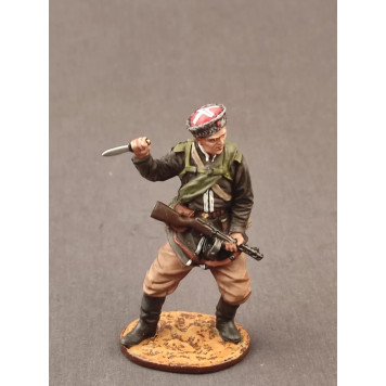 Kosakken-Infanterist - Handbemalter Bleifigur, UdSSR Zweiter Weltkrieg 1:32 Skalierung (54mm)