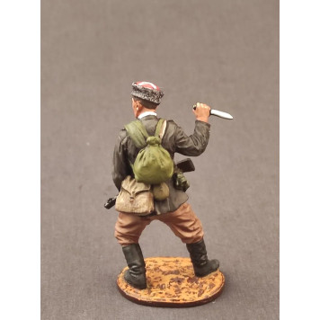 Kosakken-Infanterist - Handbemalter Bleifigur, UdSSR Zweiter Weltkrieg 1:32 Skalierung (54mm)-1