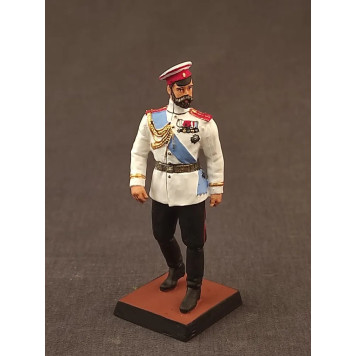 Gepinselter Bleksoldat - Major der Garde, Kommandeur des Panzerbataillons. Serie: Große Vaterländische Krieg. Maßstab 1:32 (54mm)