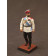 Soldado de hojalata pintado - Comandante Mayor de la Guardia, Comandante del Batallón de Tanques. Serie: Gran Guerra Patria. Escala 1:32 (54mm)