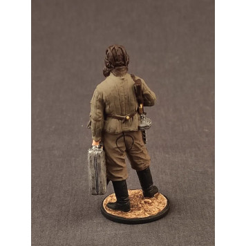 苏联锡兵-伟大卫国战争系列：红军士兵与PPSH-41冲锋枪穿着雨衣-1