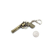 Golden Microgun XS Revolver Keychain - Colt King Cobra Replica