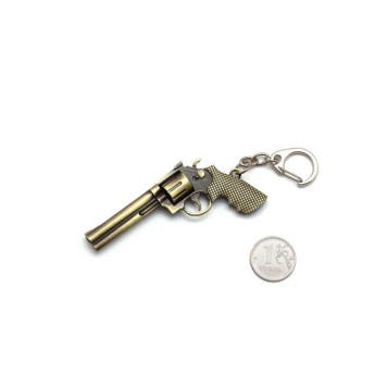 Golden Microgun XS Revolver Schlüsselanhänger - Colt King Cobra Replik